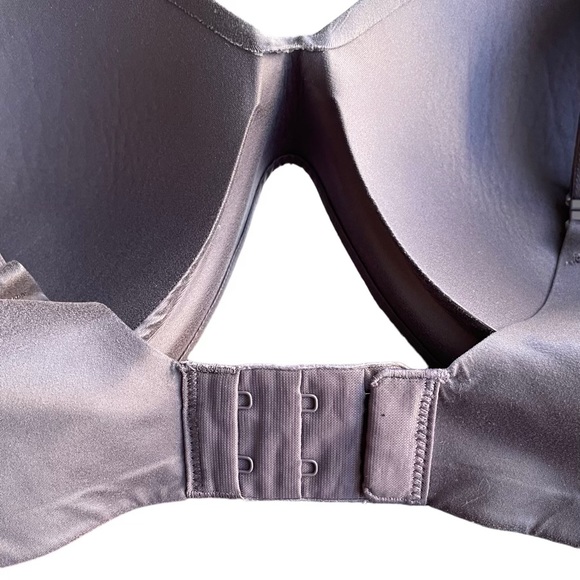 Victoria’s Secret Lined Semi Demi Womens 38C Bra Purple Gray Wireless - Picture 4 of 8